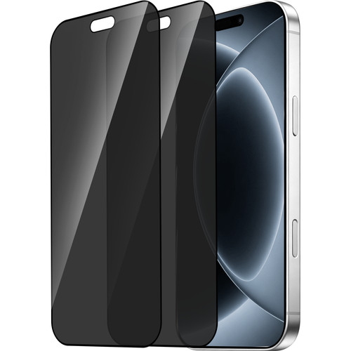 BlueBuilt iPhone 18 Pro Privacy Filter Screenprotector Glas Duo Pack (screenprotector voor mobiele telefoons)