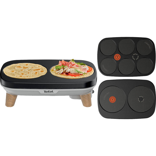 LITTLE BALANCE 8747 Cheese & Fun, Raclette Grill, 2 en 1, Jusqu'à 6 personnes, Sans PFAS, 800 W