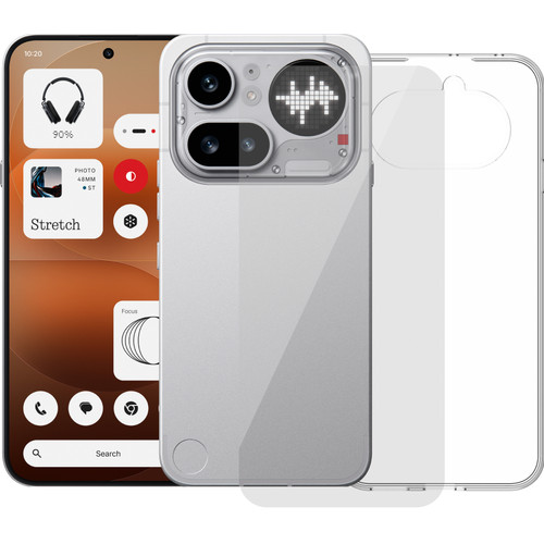 Nothing Phone (4a) Pro 128GB Zilver 5G + Accessoirepakket (mobiele telefoon)