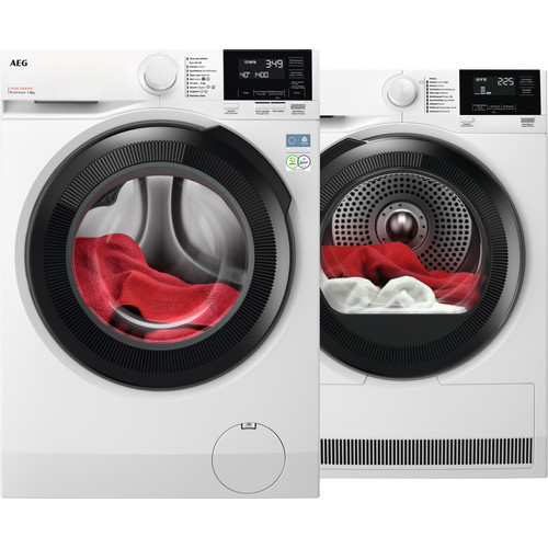 AEG LR73CB86 ProSteam + AEG TR73CB96 SensiDry (wasmachine)