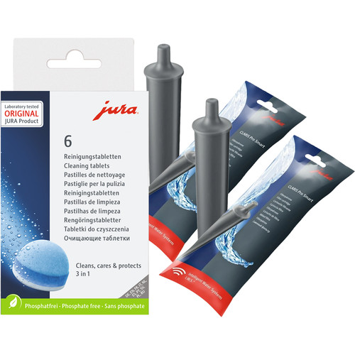 JURA Onderhoudspakket WE-serie 0,5 jaar (schoonmaakmiddel voor koffiezetapparaten)