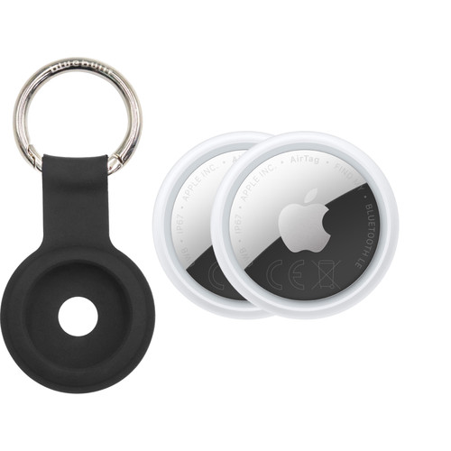 Apple AirTag 2 (2-Pack) + BlueBuilt Apple AirTag Sleutelhanger (Bluetooth tracker)