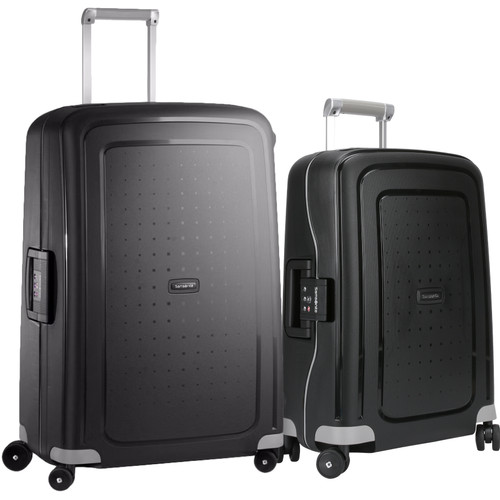 Samsonite S'cure Spinner 75+55cm Black kofferset