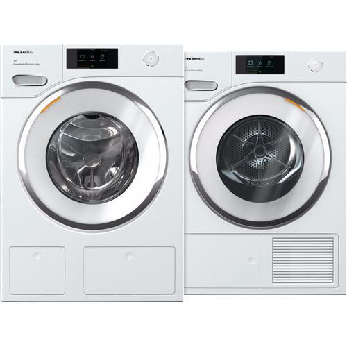Miele WWR 760 WPS PowerWash & TwinDos + Miele TWR 780 WP Eco & Steam (wasmachine)