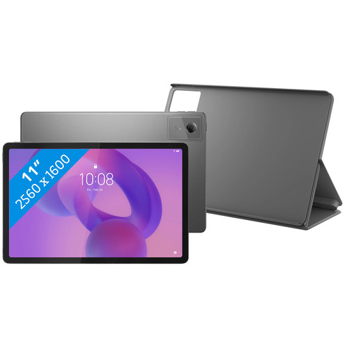 Lenovo Idea Tab 11 inch 128GB Wifi Grijs met Stylus + Book Case Grijs (tablet)