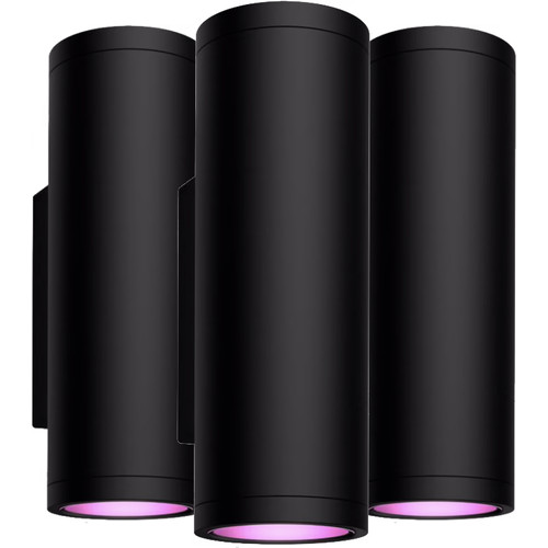 Philips Hue Appear muurlamp White and Color Zwart 3-Pack (smart lamp)