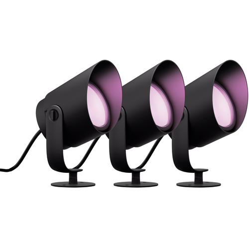 Philips Hue Lily XL prikspot White and Color uitbreiding 3-pack (smart lamp)