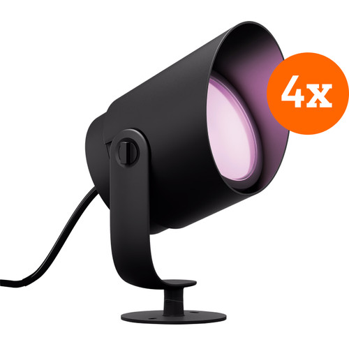 Philips Hue Lily XL prikspot White and Color uitbreiding 4-pack (smart lamp)