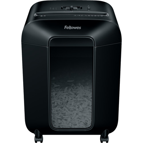 Fellowes 4074101 Paper Shredder 450 m for 1 to 3 Users High Privacy Micro Cut Extendable Waste Bin 22 L Capacity 9 Sheets Black
