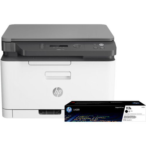HP Color Laser MFP 178nw + 1 extra zwarte toner (printer)