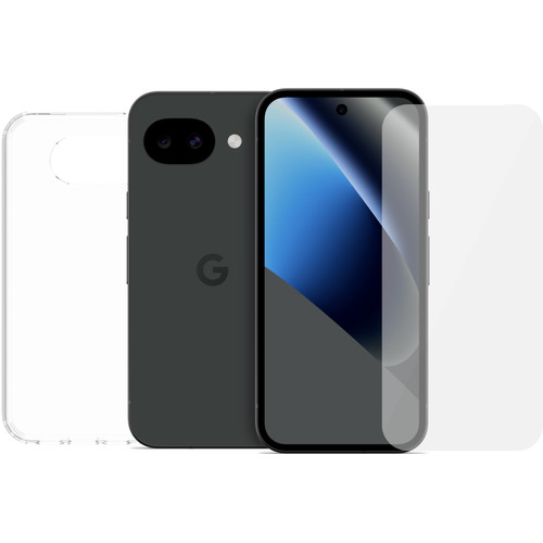 Google Pixel 10a 256GB Zwart 5G + Basis Accessoirepakket (mobiele telefoon)