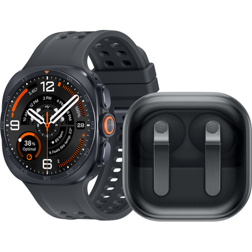 Samsung Galaxy Watch Ultra 2 5G Titanium Zwart 47mm + Samsung Galaxy Buds4 Pro Zwart (smartwatch)