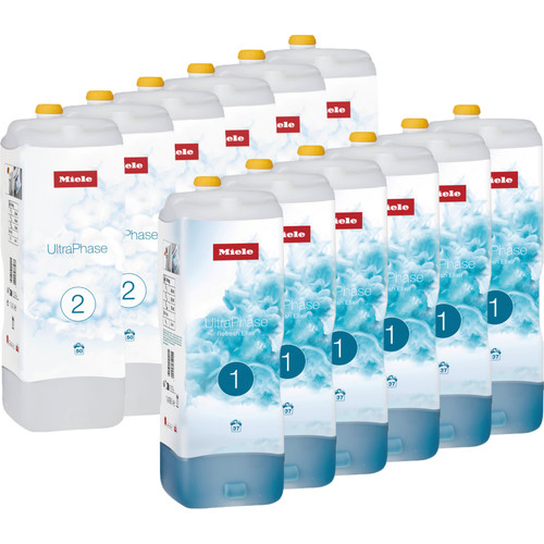 Miele Set UltraPhase Refresh Elixir 1 & 2 (12 flacons) - jaarpakket (wasmiddel)