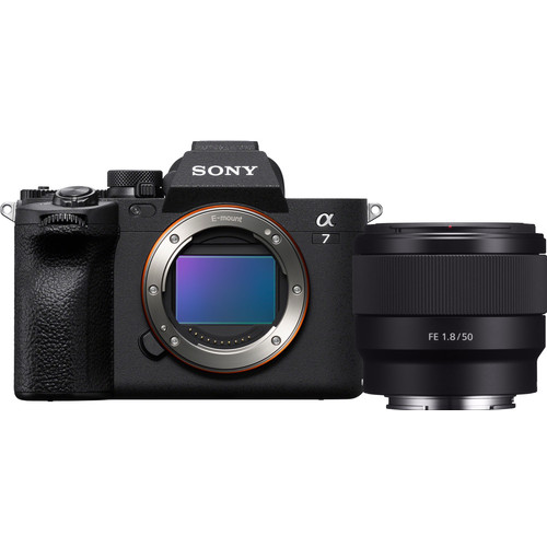 Sony A7 IV + FE 50mm f/1.8 (systeemcamera)