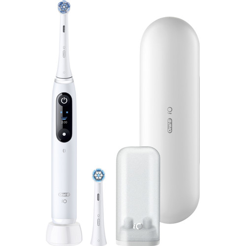 Oral-B iO Series 6N Wit + extra iO Gentle Care opzetborstel (elektrische tandenborstel)