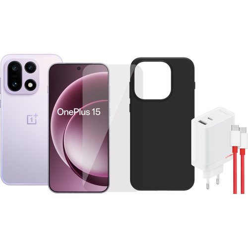 OnePlus 15 512GB Paars 5G + Compleet Accessoirepakket (mobiele telefoon)
