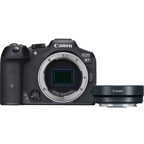 Canon EOS R7 + EF-EOS R Adapter (systeemcamera)