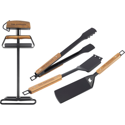 The Bastard Barbecuegereedschap Pro Pakket (barbecuegereedschapset)