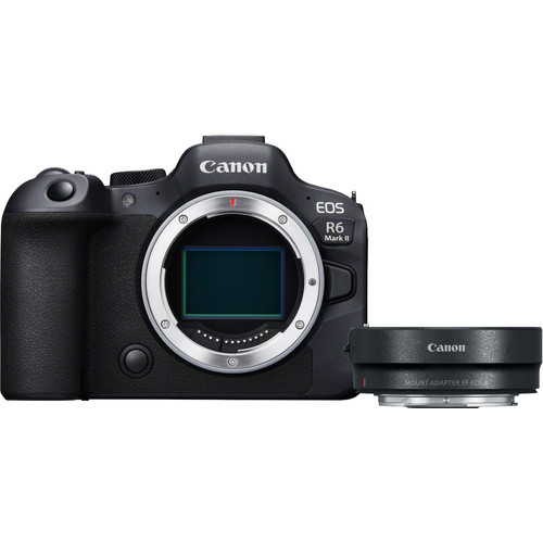 Canon EOS R6 Mark II + EF-EOS R Adapter (systeemcamera)