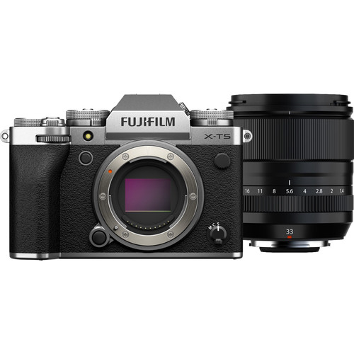 Fujifilm X-T5 Zilver + XF 33mm f/1.4 R LM WR (systeemcamera)