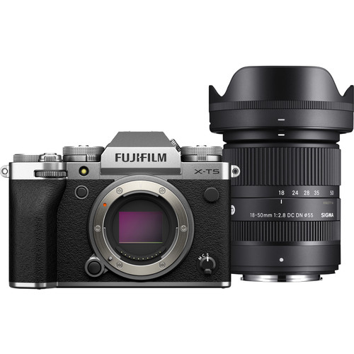 Fujifilm X-T5 Zilver + Sigma 18-50mm f/2.8 DC DN Contemporary (systeemcamera)