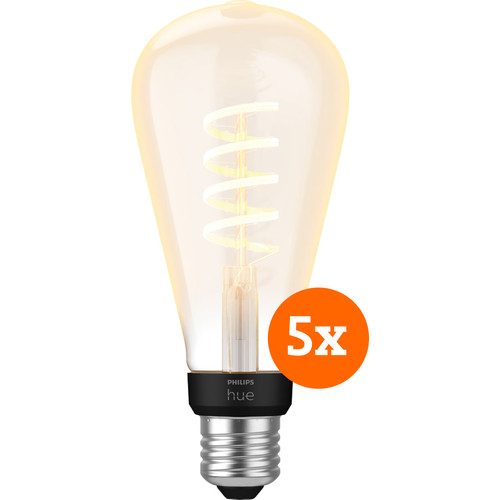 Philips Hue Filament White Ambiance Edison XL 5-pack (smart lamp)