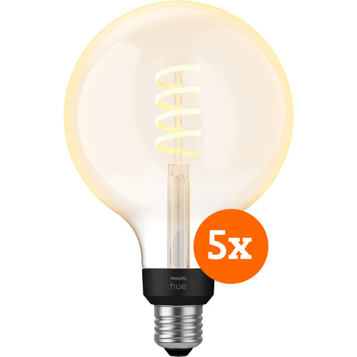 Philips Hue Filament White Ambiance Globe XL 5-pack (smart lamp)