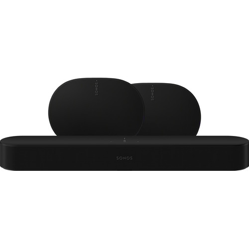 Sonos Beam Gen2 Zwart + 2x Era 300 Zwart (soundbar)