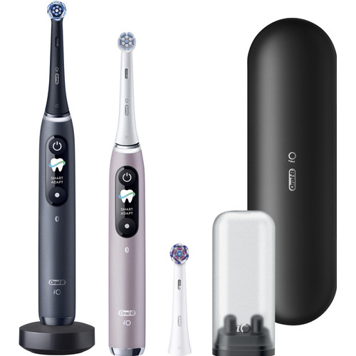 Oral-B iO 9n Rozenkwarts en Onyx Zwart Duo Pack Speciale Editie (elektrische tandenborstel)