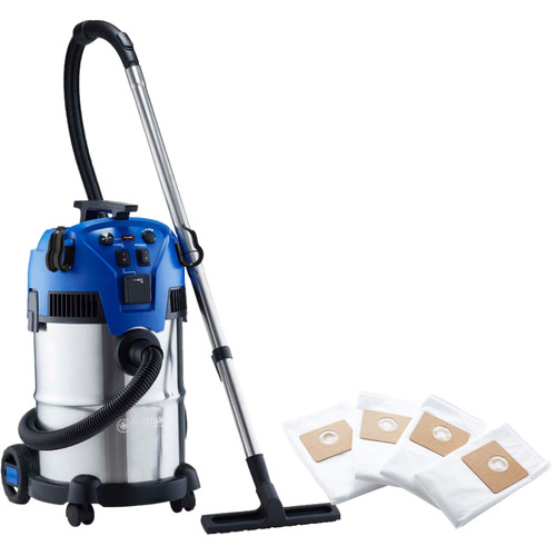 Nilfisk Multi II 30 T VSC Inox + Nilfisk Stofzak voor Multi II (4x) (bouwstofzuiger)