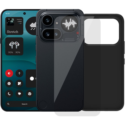 Nothing Phone (4a) Pro 256GB Zwart 5G + Accessoirepakket (mobiele telefoon)