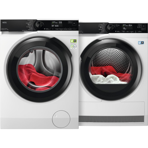 AEG LR86CB86 PowerCare + AEG TR86CBC86 AbsoluteCare (wasmachine)