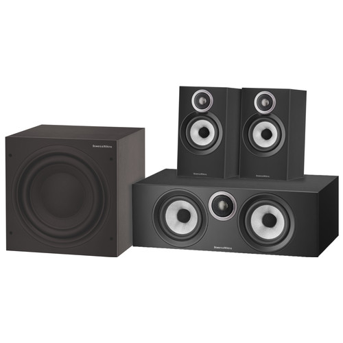 Bowers & Wilkins HTM6 S3 + 606 S3 + ASW610 Zwart (hifi speaker)