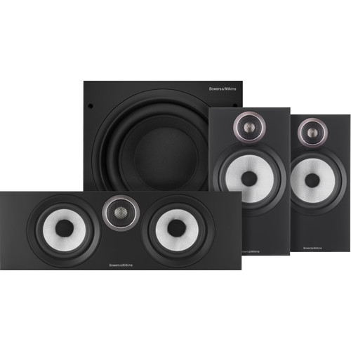 Bowers & Wilkins HTM6 S3 + 606 S3 (per paar) + ASW610 Zwart (hifi speaker)