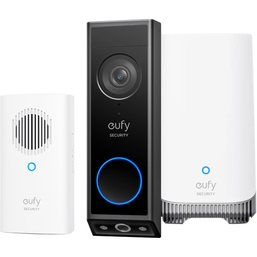 Eufy Video Doorbell E340 + Chime + HomeBase 3 (deurbel)