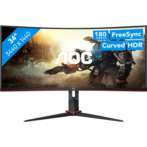 AOC CU34G2XP/BK Curved (monitor)