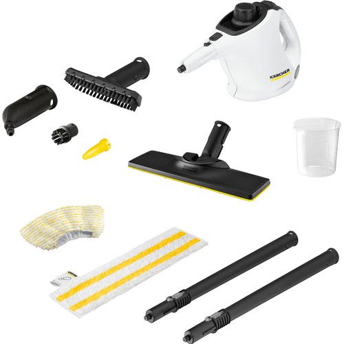 AUGIENB Handstoomreiniger - Stoomreiniger Met 9 Accessoires - Voor Het Schoonmaken Van Meubels Gordijnen Het Toilet Of De Badkamer