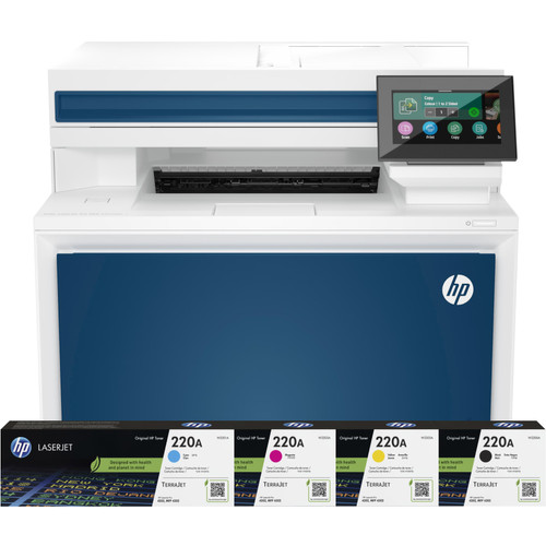 HP Color LaserJet Pro MFP 4302fdw + 1 extra set toners (printer)