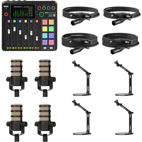 Rode Grote podcast bundel (pro audio mixer)