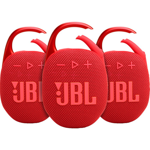 JBL Clip 5 Rood 3-pack (bluetooth speaker)