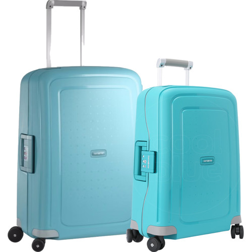 Samsonite S'cure Spinner 55+69cm Aqua Blue Kofferset