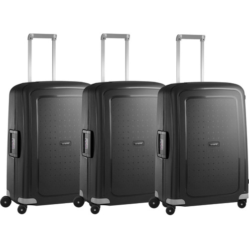 Samsonite S'Cure Spinner 69cm Black Triple Kofferset