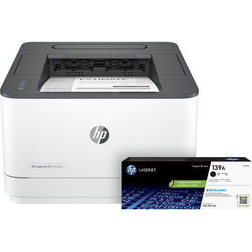 HP LaserJet Pro 3002dw + 1 extra zwarte toner (printer)