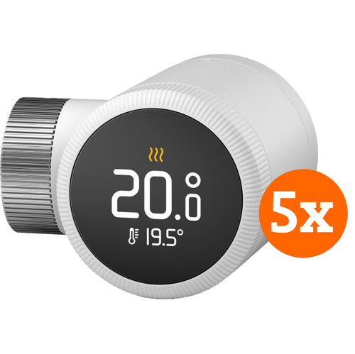 Tado Slimme Radiatorknop X 5-Pack (uitbreiding) (Thermostaat)