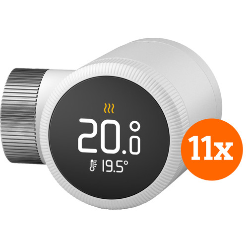 Tado Slimme Radiatorknop X 11-Pack (uitbreiding) (Thermostaat)