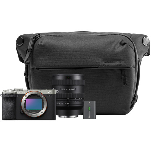 Sony A7C II Zilver Travel Kit (systeemcamera)