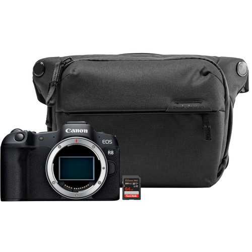 Canon EOS R8 Starterskit + RF 50mm f/1.8 STM (systeemcamera)