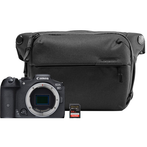 Canon EOS R7 Starterskit + RF 50mm f/1.8 STM (systeemcamera)
