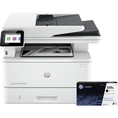 HP LaserJet Pro MFP 4102fdw + 1 extra zwarte toner (printer)
