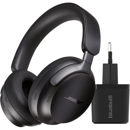 Bose QuietComfort Ultra Headphones Zwart + Oplader (hoofdtelefoon)